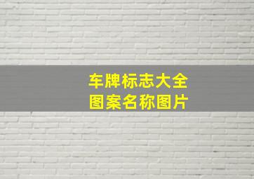 车牌标志大全 图案名称图片